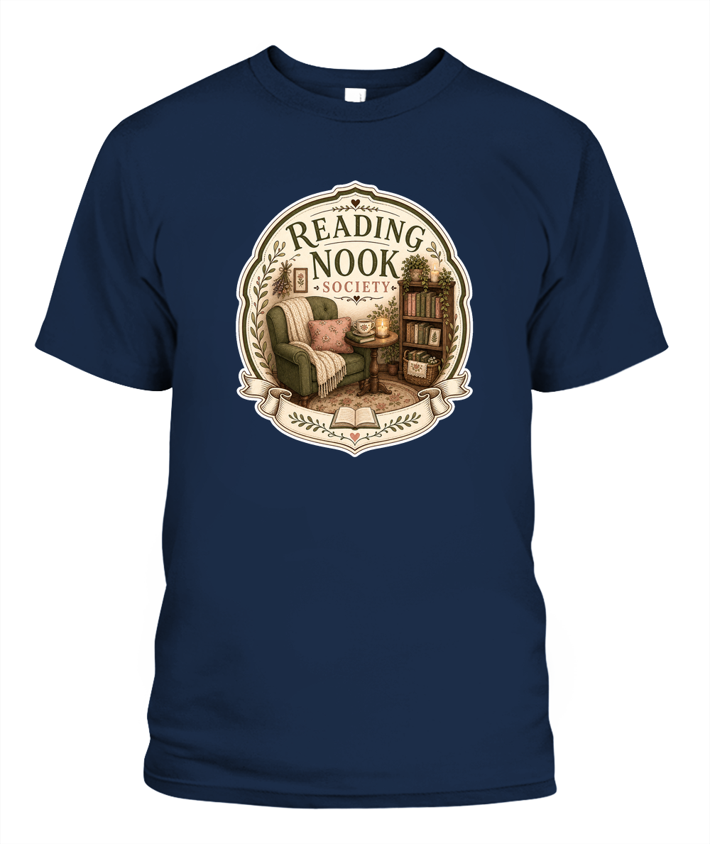 Reading Nook Society Book Lover T-Shirt | Reading Gift