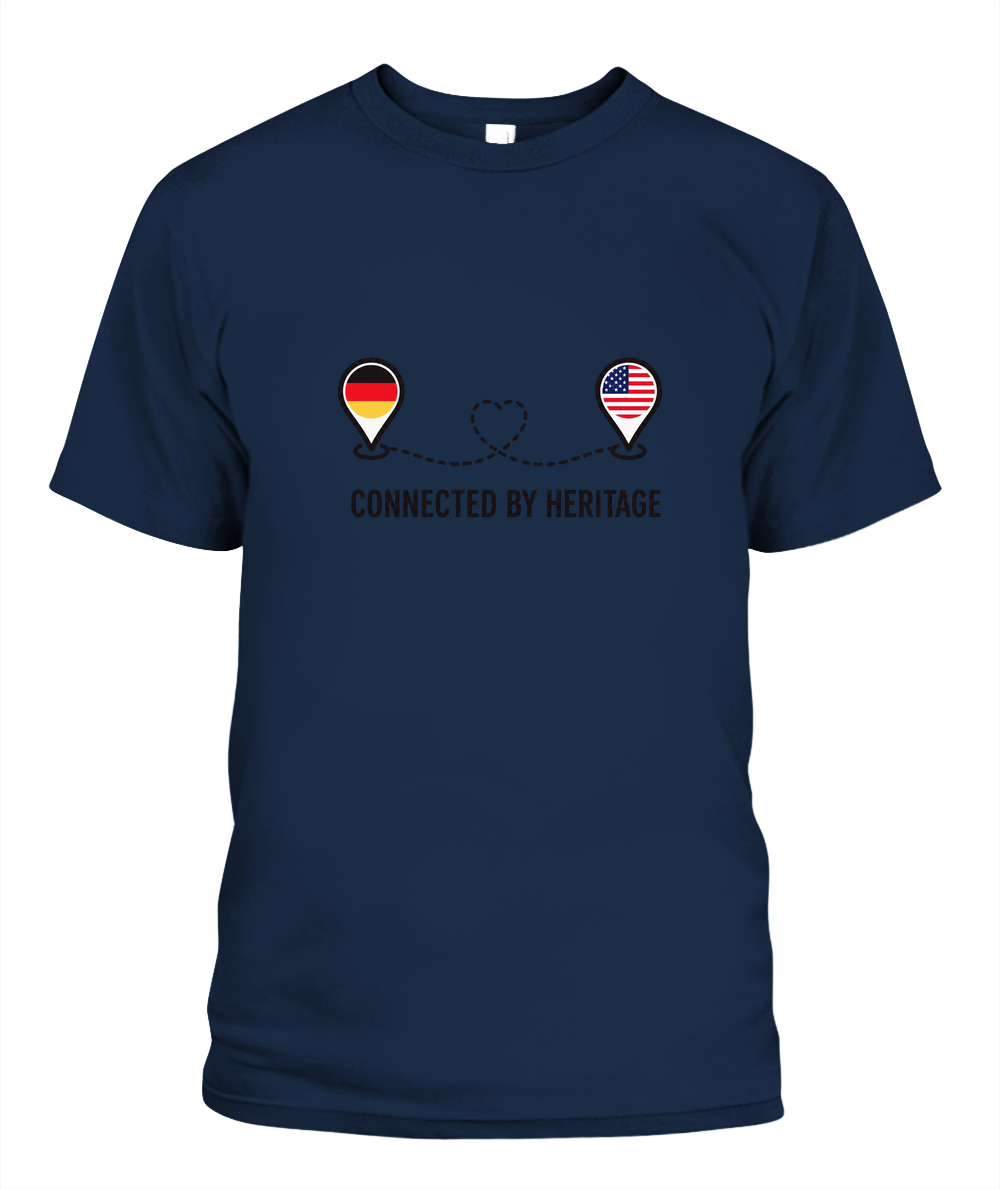 Connected By Heritage — T-Shirt in Navy