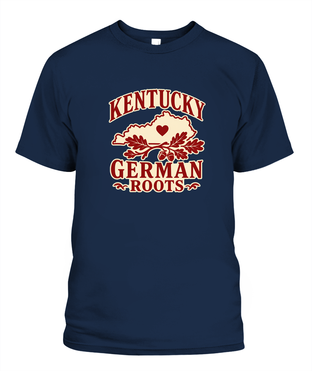 Kentucky German Roots — T-Shirt in Navy
