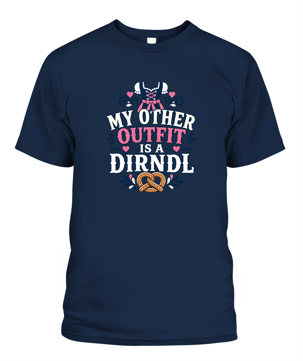 My Other Outfit Is A Dirndl — T-Shirt in Navy