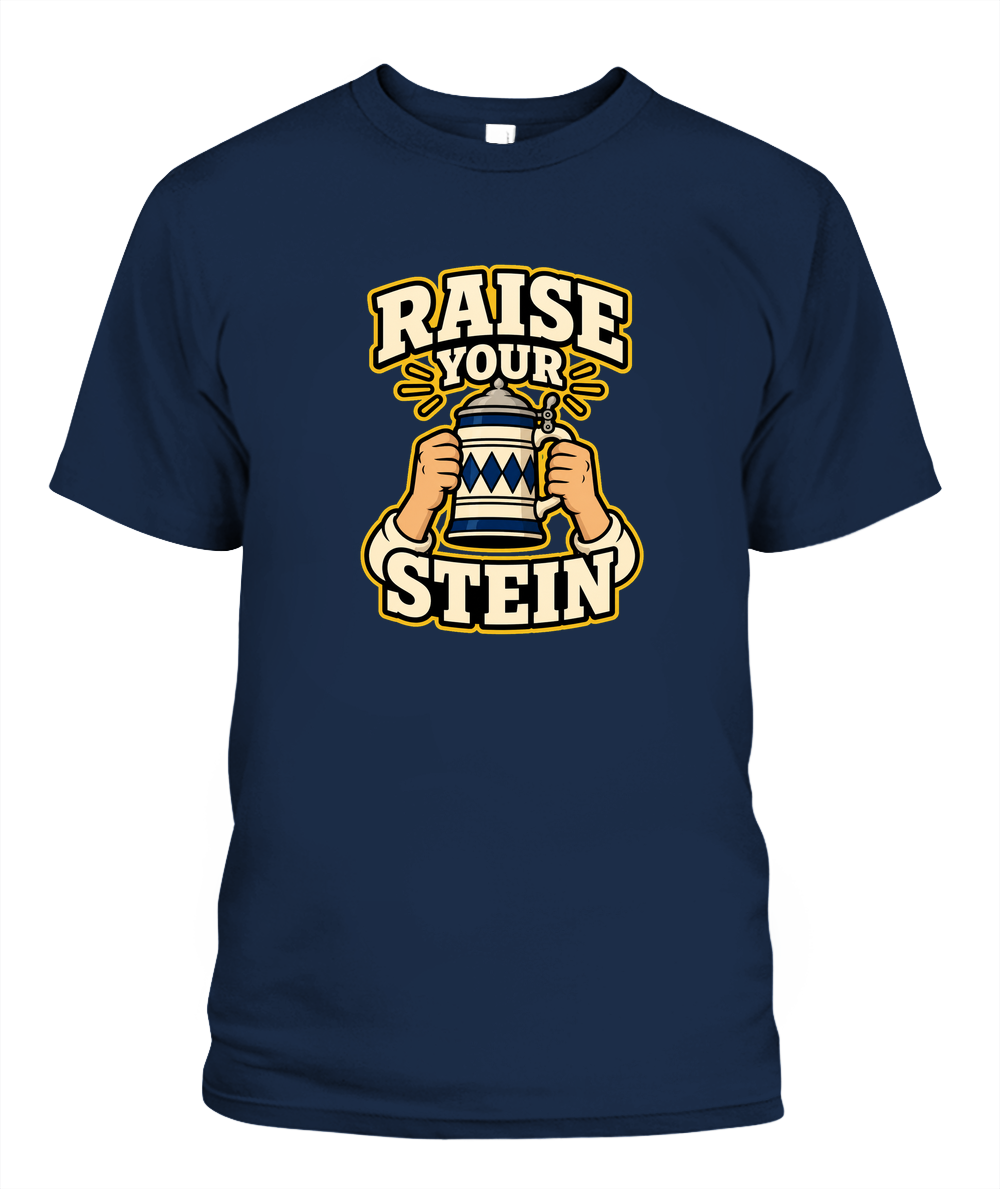 Raise Your Stein — T-Shirt in Navy