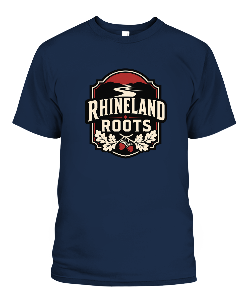 Rhineland Roots — T-Shirt in Navy