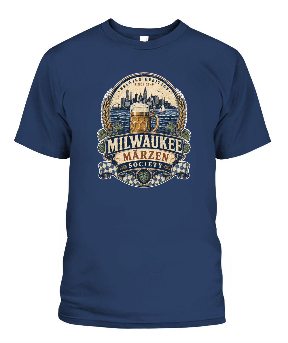 Milwaukee Märzen Society Oktoberfest T-Shirt in Midnight