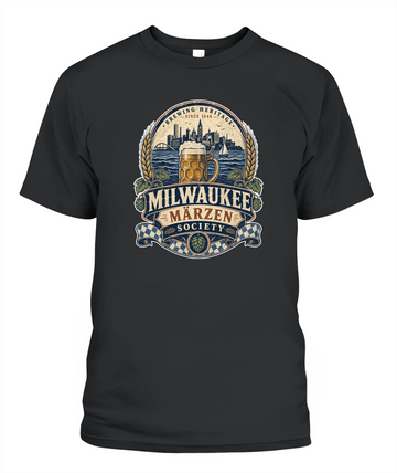 Milwaukee Märzen Society Oktoberfest T-Shirt in Black