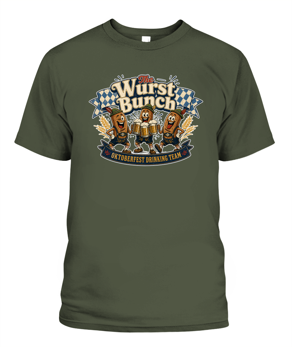 The Wurst Bunch Oktoberfest T-Shirt in Hemp