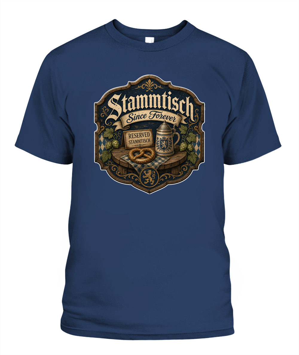 Stammtisch Since Forever Oktoberfest T-Shirt in Midnight