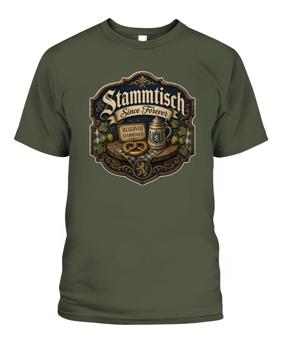 Stammtisch Since Forever Oktoberfest T-Shirt in Hemp