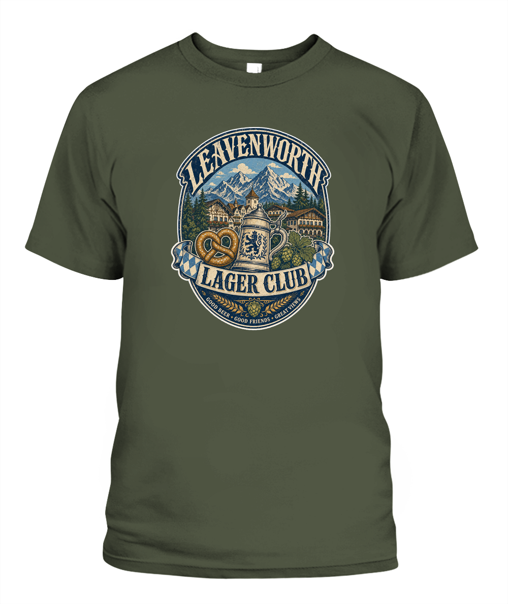 Leavenworth Lager Club Oktoberfest T-Shirt in Hemp