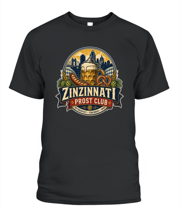 Zinzinnati Prost Club Oktoberfest T-Shirt in Black