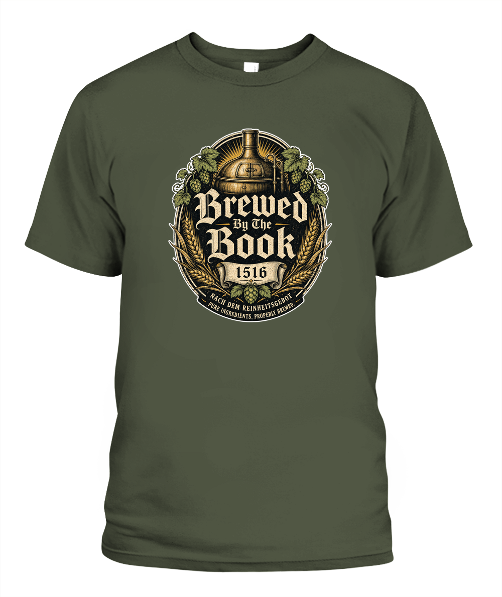 Brewed By The Book Oktoberfest T-Shirt in Hemp