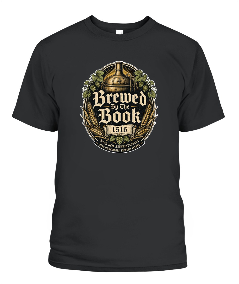 Brewed By The Book Oktoberfest T-Shirt in Black