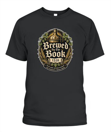 Brewed By The Book Oktoberfest T-Shirt in Black