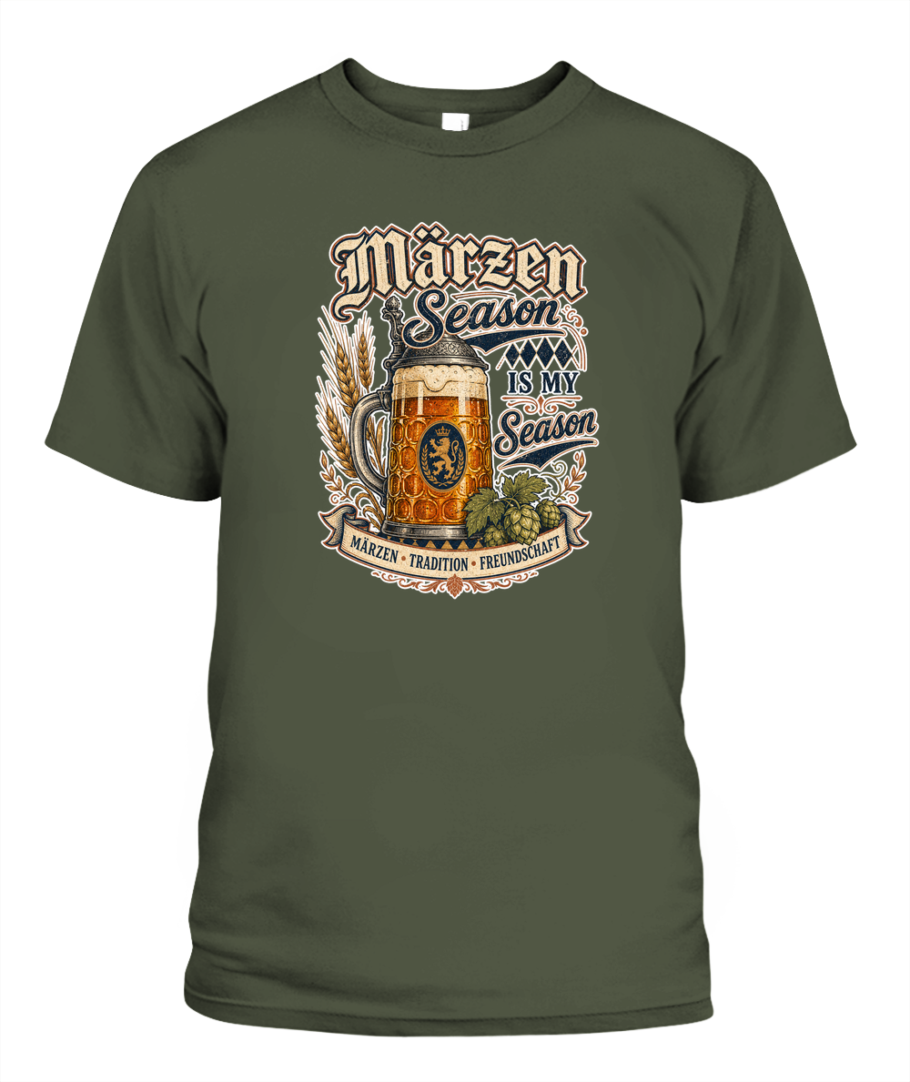 Märzen Season Is My Season Oktoberfest T-Shirt in Hemp