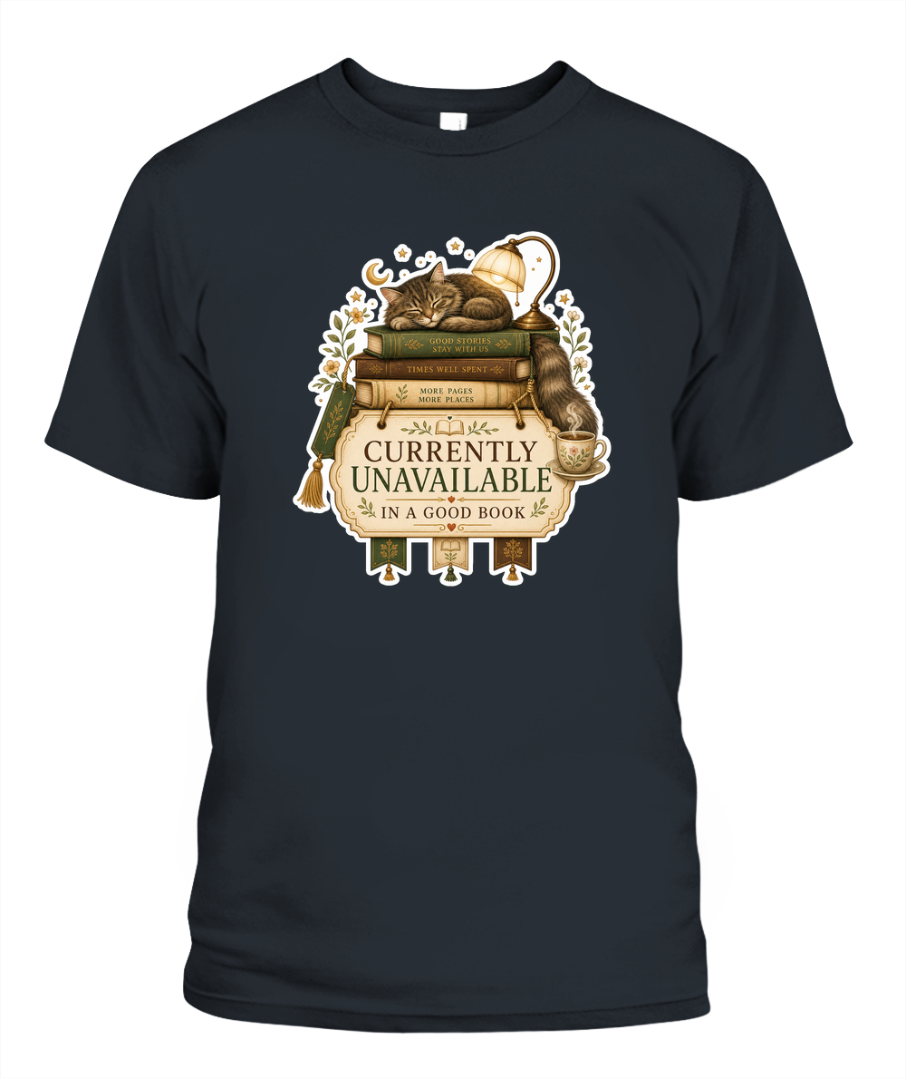 Currently Unavailable Book Lover T-Shirt | Reading Gift