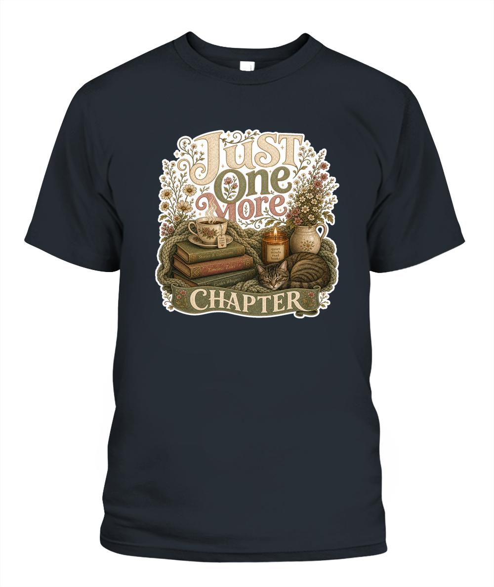 Just one more Chapter Book Lover T-Shirt | Reading Gift