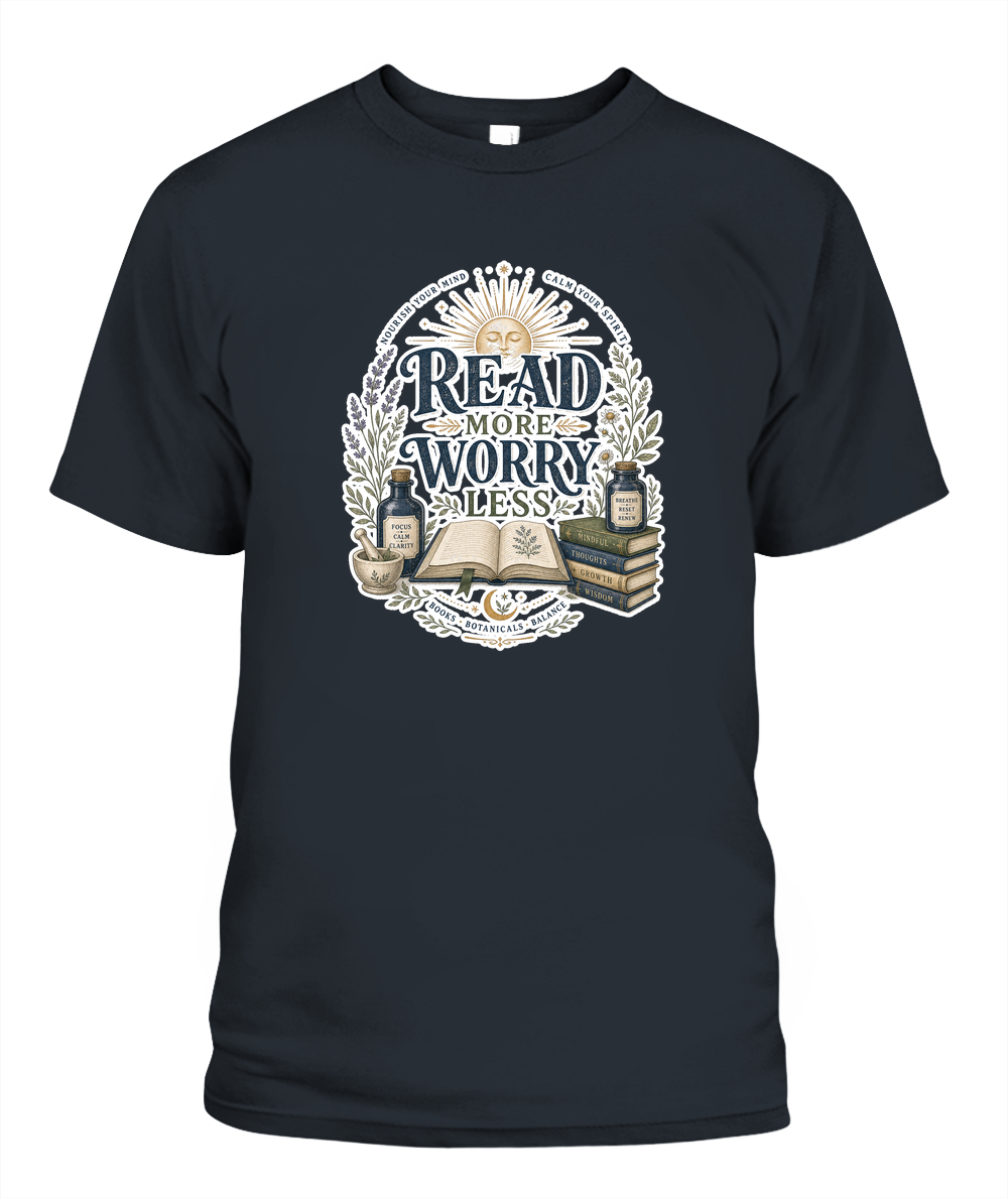 Read more Worry Less Book Lover T-Shirt | Reading Gift
