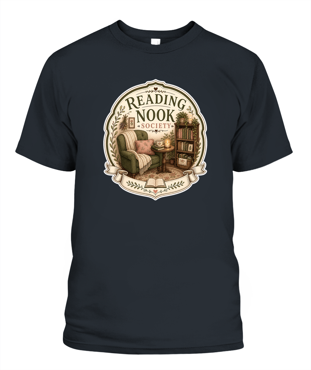 Reading Nook Society Book Lover T-Shirt | Reading Gift