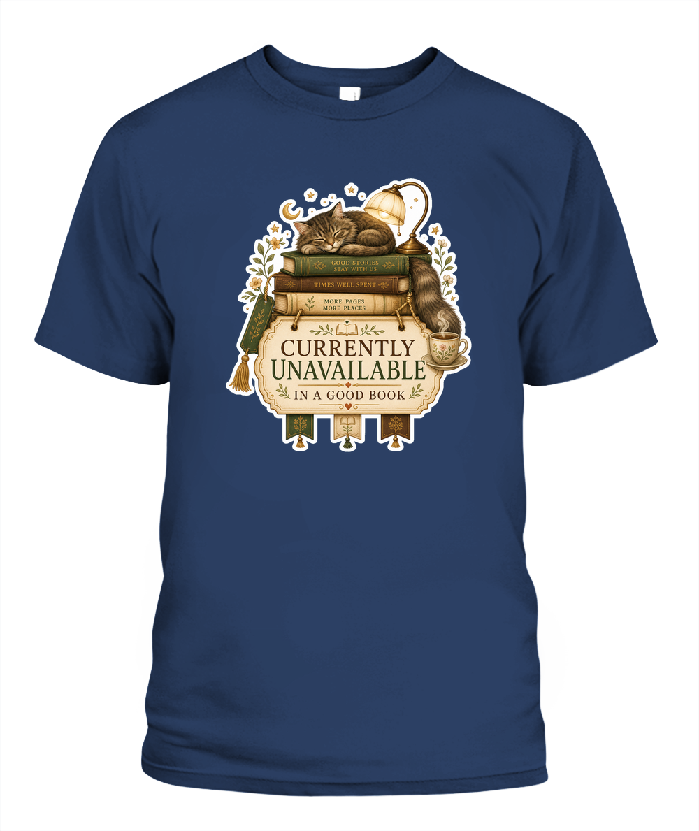 Currently Unavailable Book Lover T-Shirt | Reading Gift