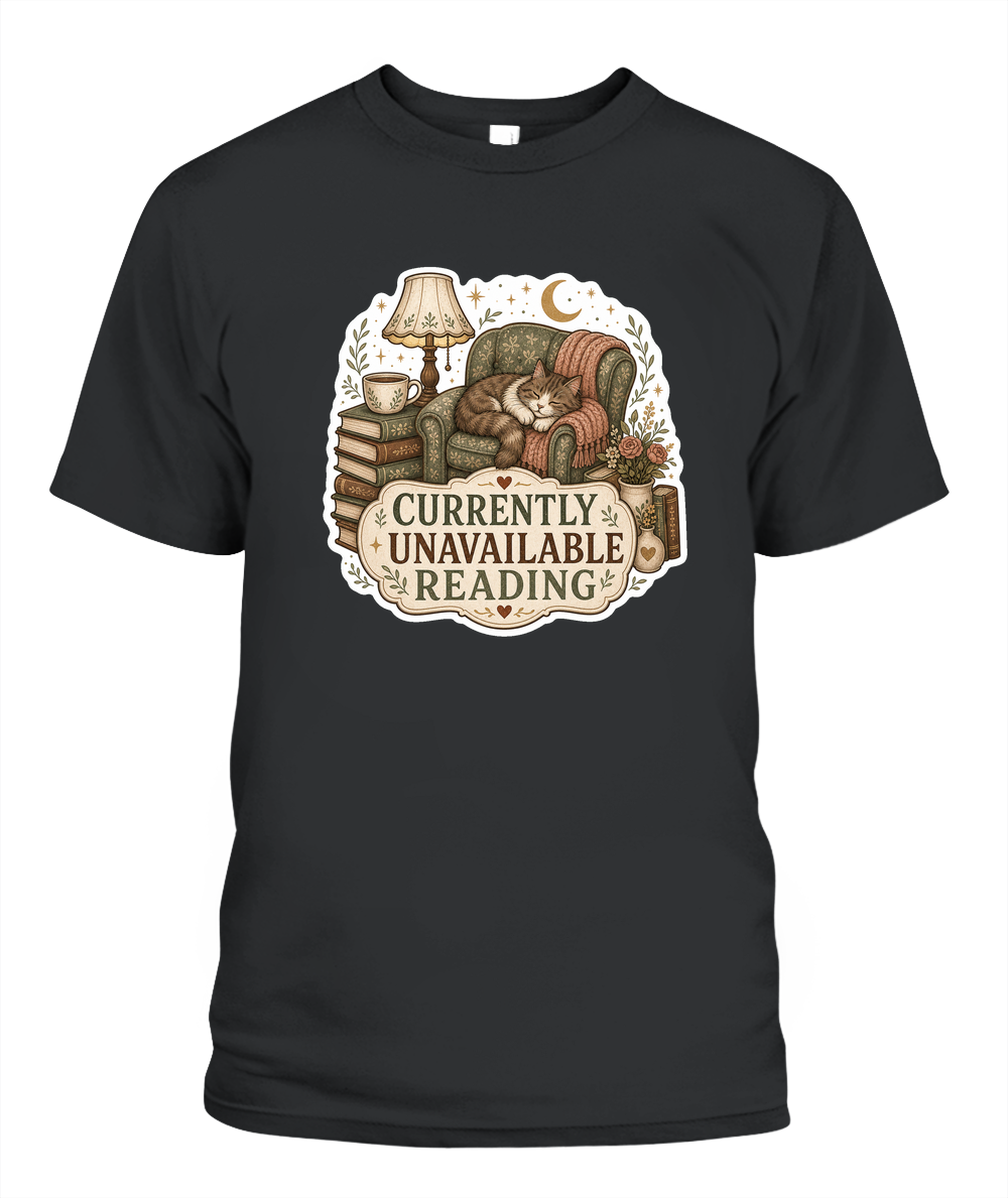 Currently Unavailable Reading Book Lover T-Shirt | Reading Gift