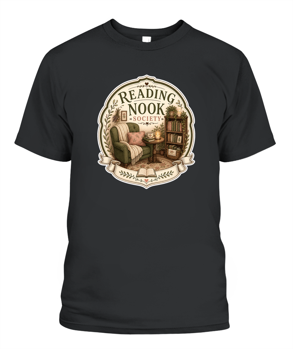 Reading Nook Society Book Lover T-Shirt | Reading Gift
