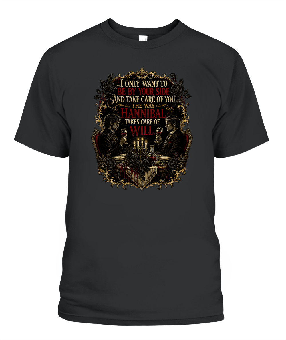 The Way Hannibal Takes Care Of Will — gothic shirt in Black