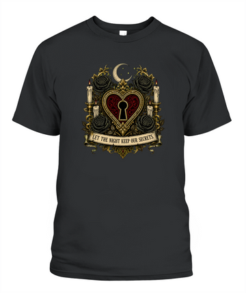 Let The Night Keep Our Secrets — gothic shirt in Black