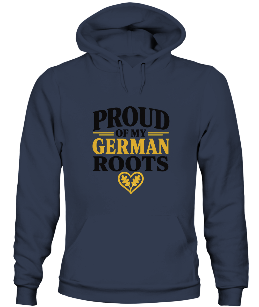 Proud Of My German Roots — Hoodie in Navy