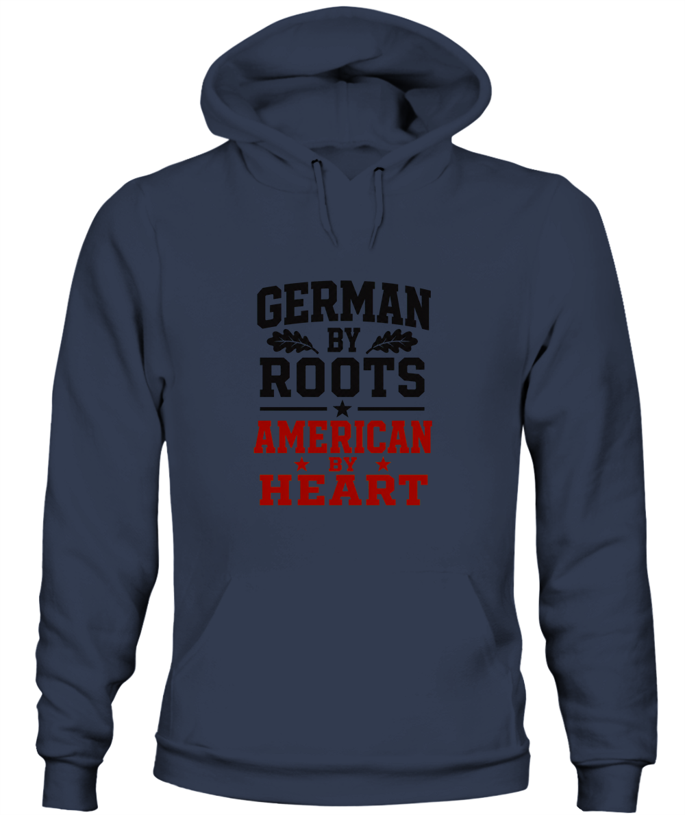 German By Roots, American By Heart — Hoodie in Navy