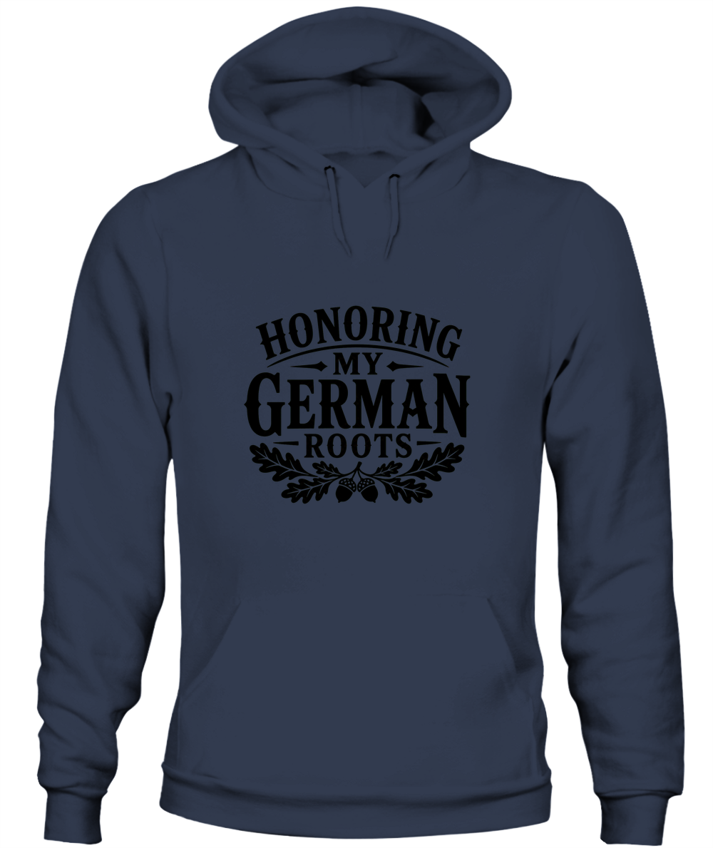 Honoring My German Roots — Hoodie in Navy