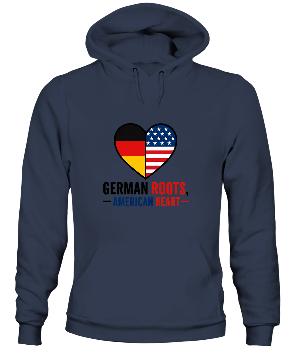 German Roots, American Heart — Hoodie in Navy