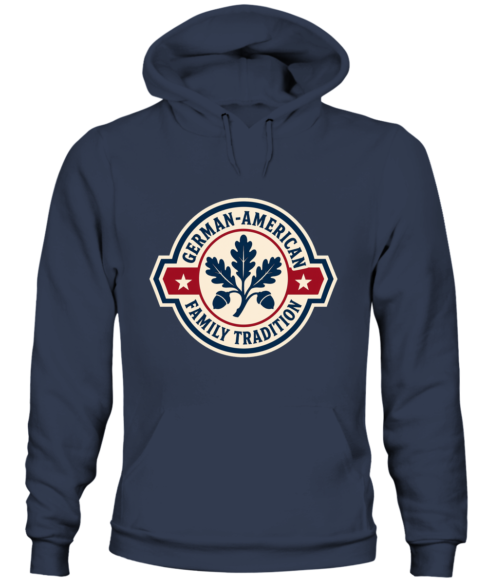 German-American Family Tradition — Hoodie in Navy