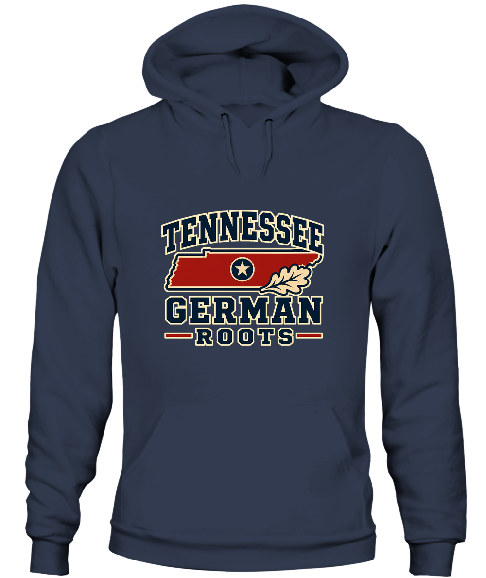 Tennessee German Roots — Hoodie in Navy