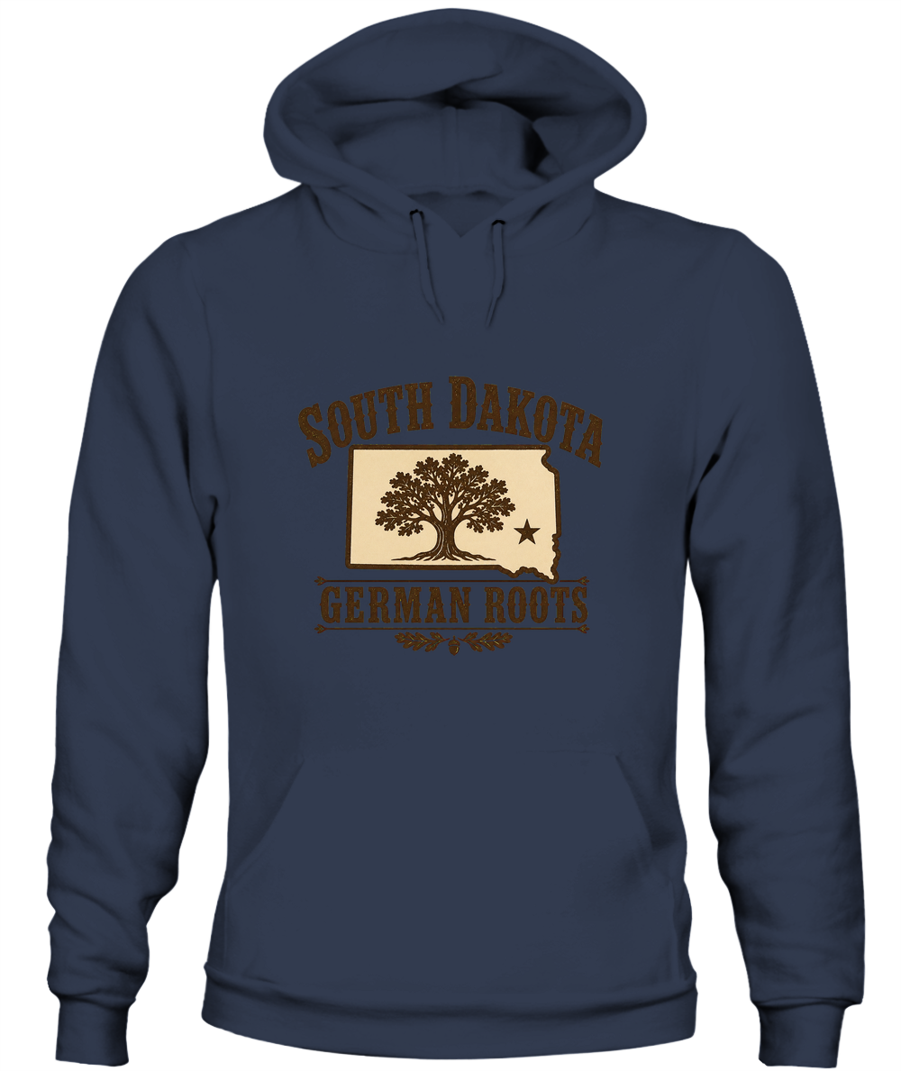 South Dakota German Roots — Hoodie in Navy