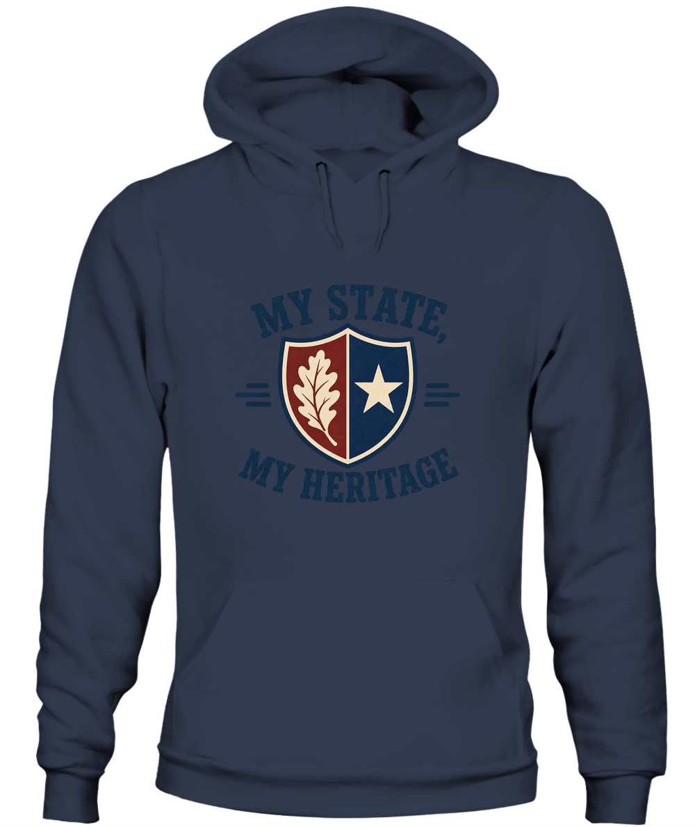 My State, My Heritage — Hoodie in Navy