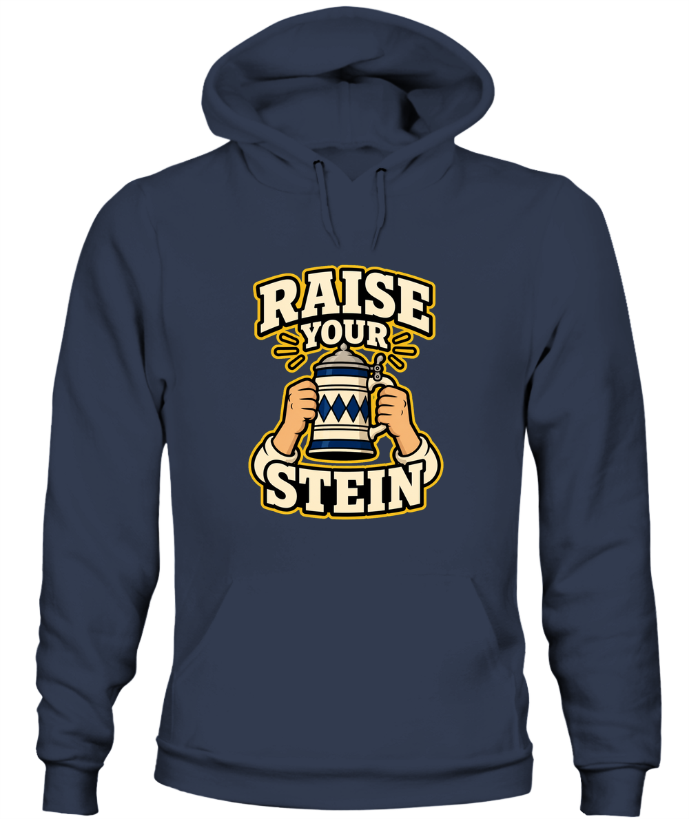 Raise Your Stein — Hoodie in Navy