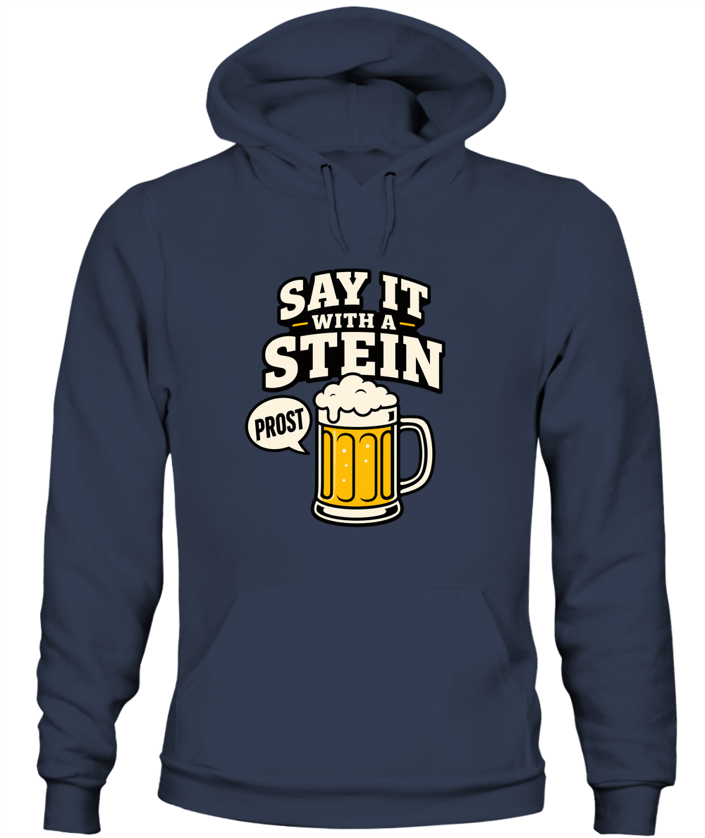 Say It With A Stein — Hoodie in Navy