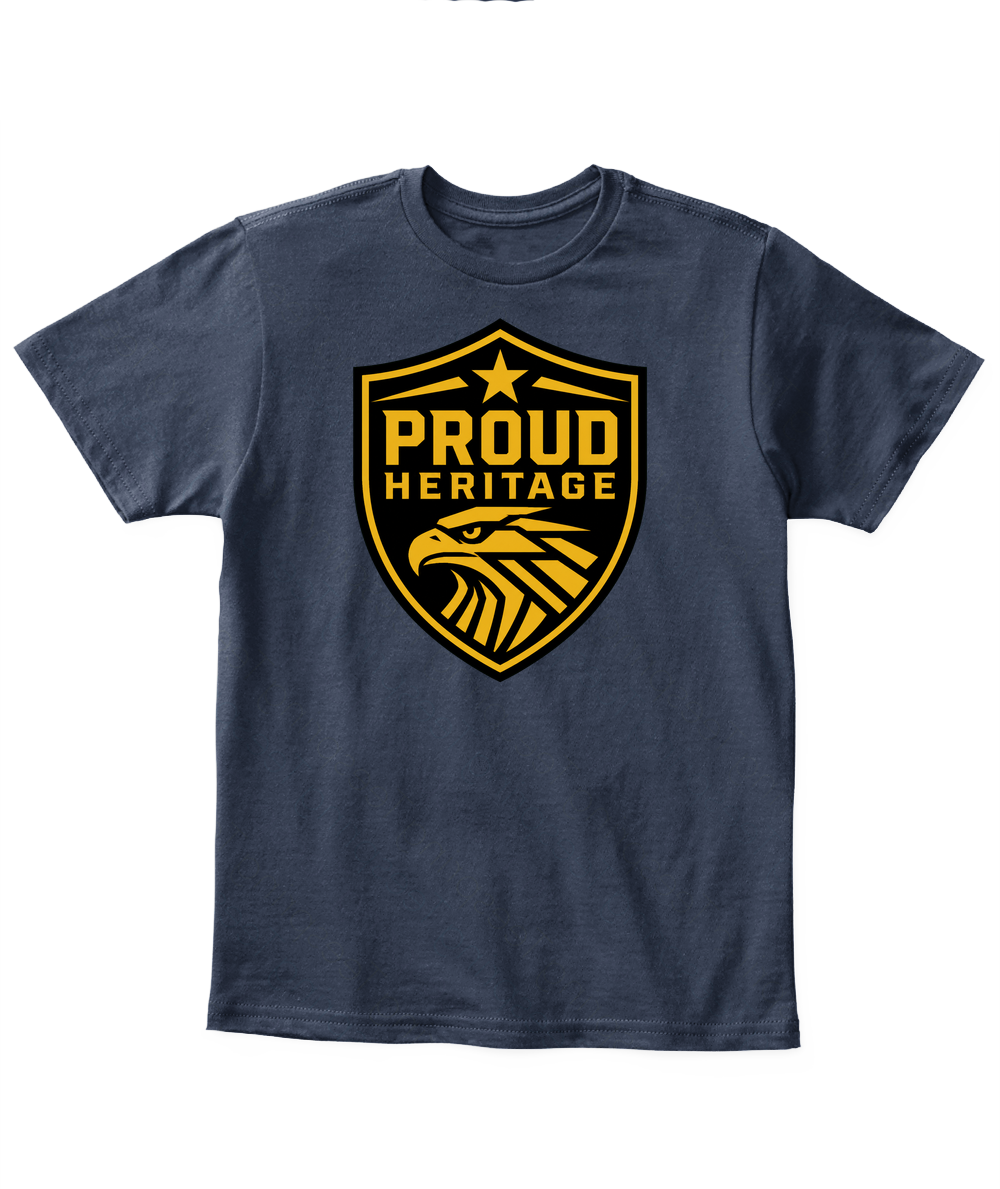 Proud Heritage — Kid's T Shirt in Navy