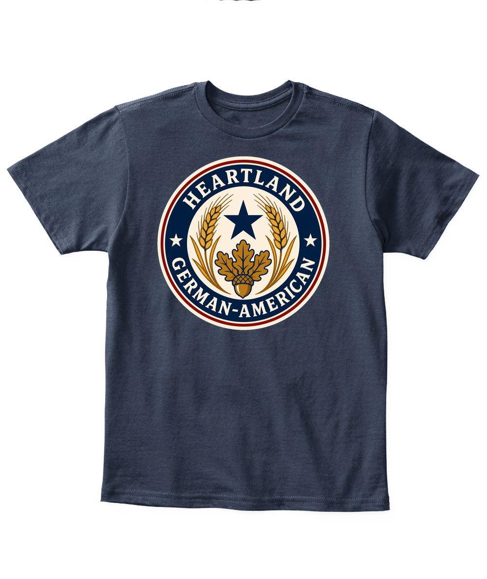 Heartland German-American — Kid's T Shirt in Navy