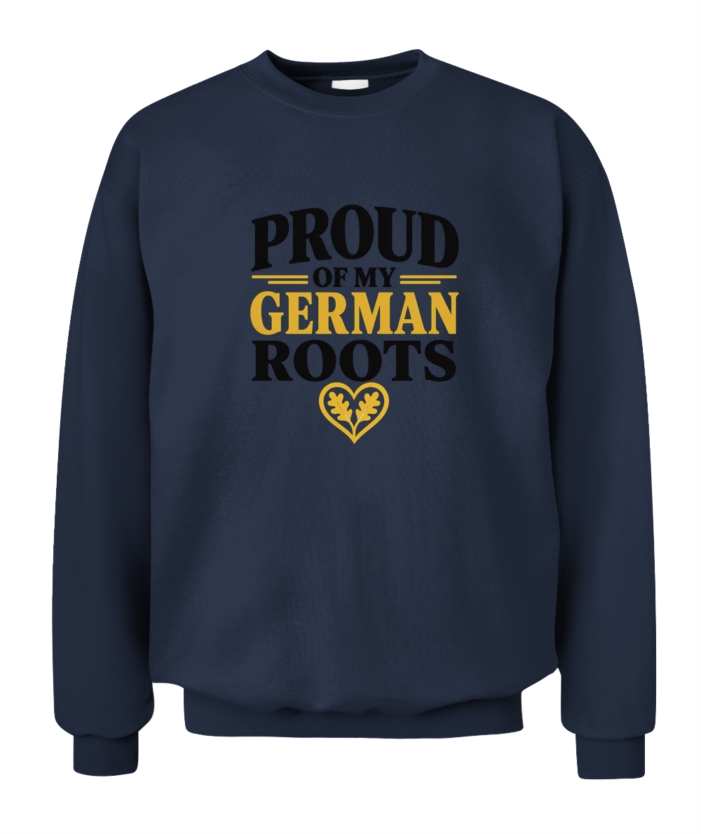 Proud Of My German Roots — Sweatshirt in Navy