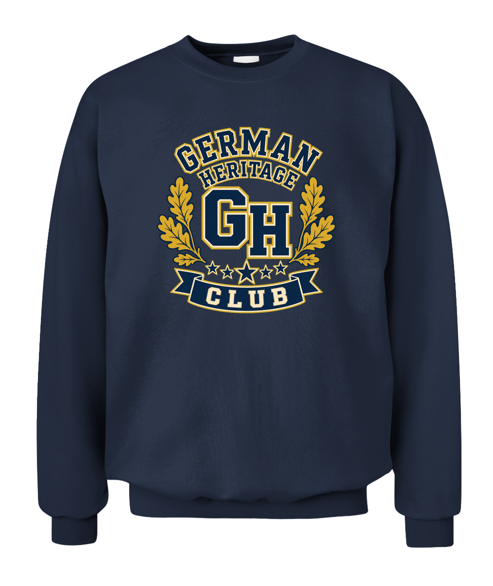German Heritage Club — Sweatshirt in Navy