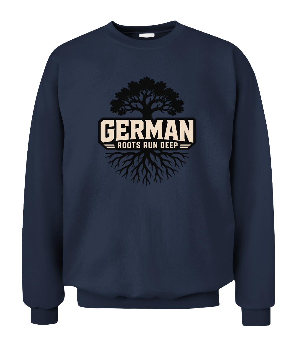 German Roots Run Deep — Sweatshirt in Navy