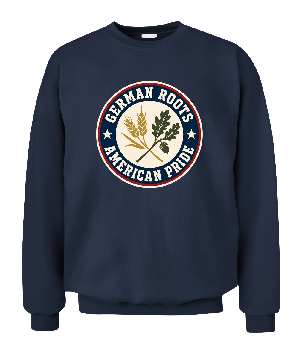 German Roots, American Pride — Sweatshirt in Navy