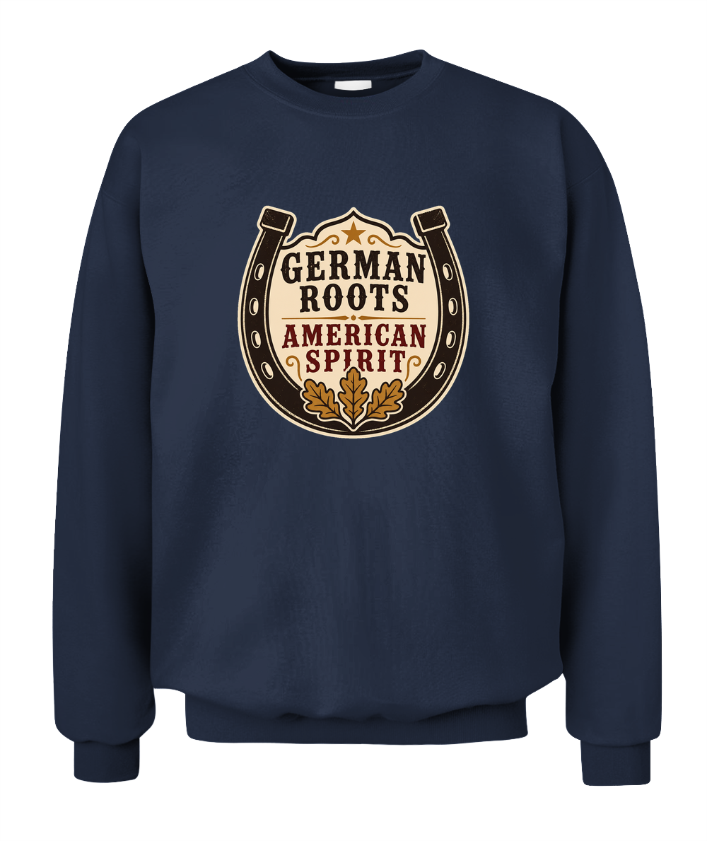 German Roots, American Spirit — Sweatshirt in Navy