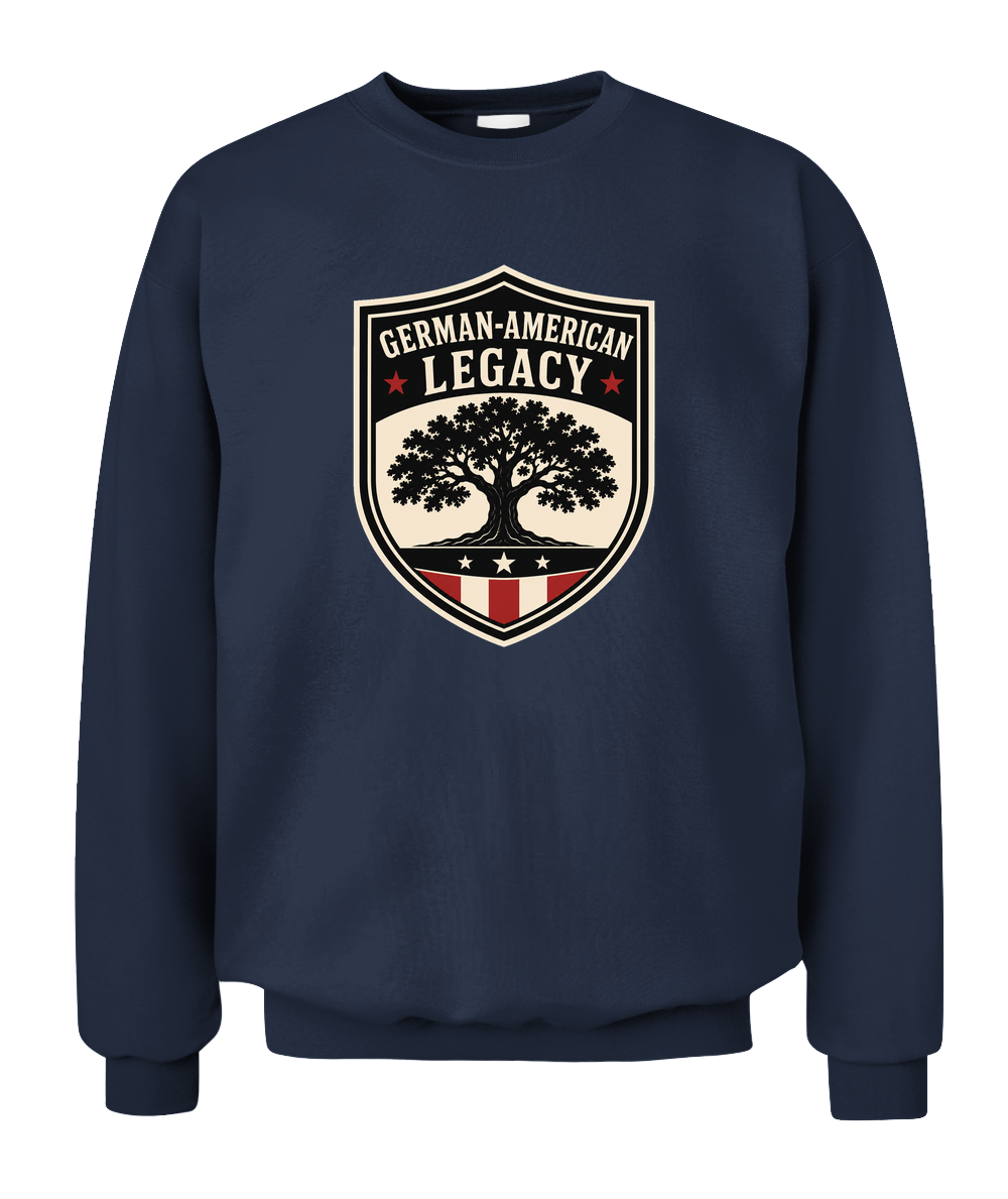 German-American Legacy — Sweatshirt in Navy