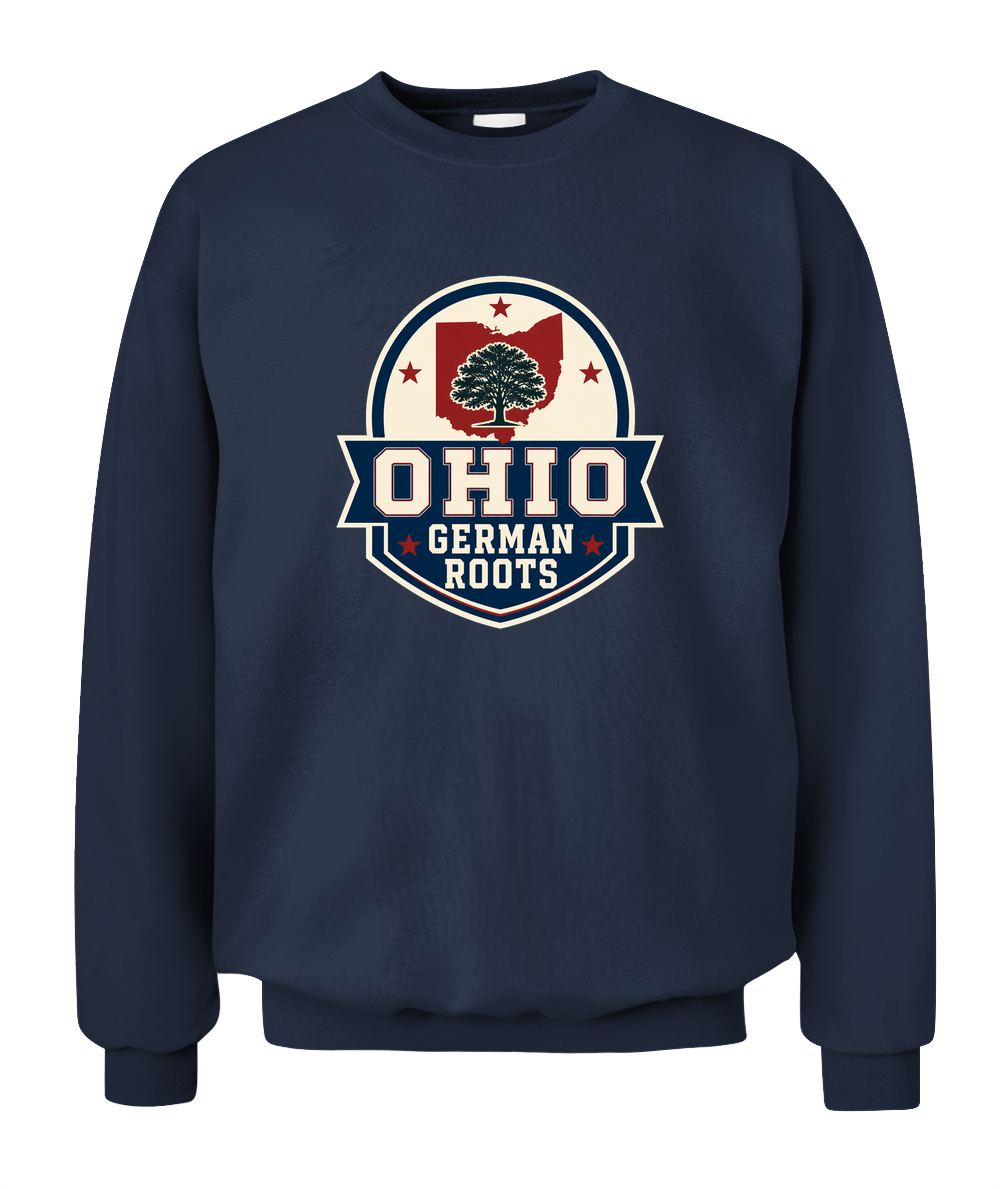 Ohio German Roots — Sweatshirt in Navy