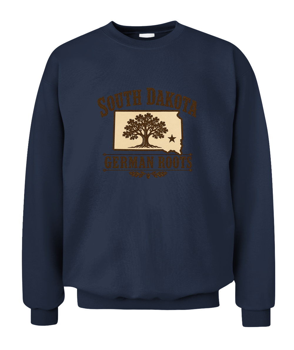 South Dakota German Roots — Sweatshirt in Navy