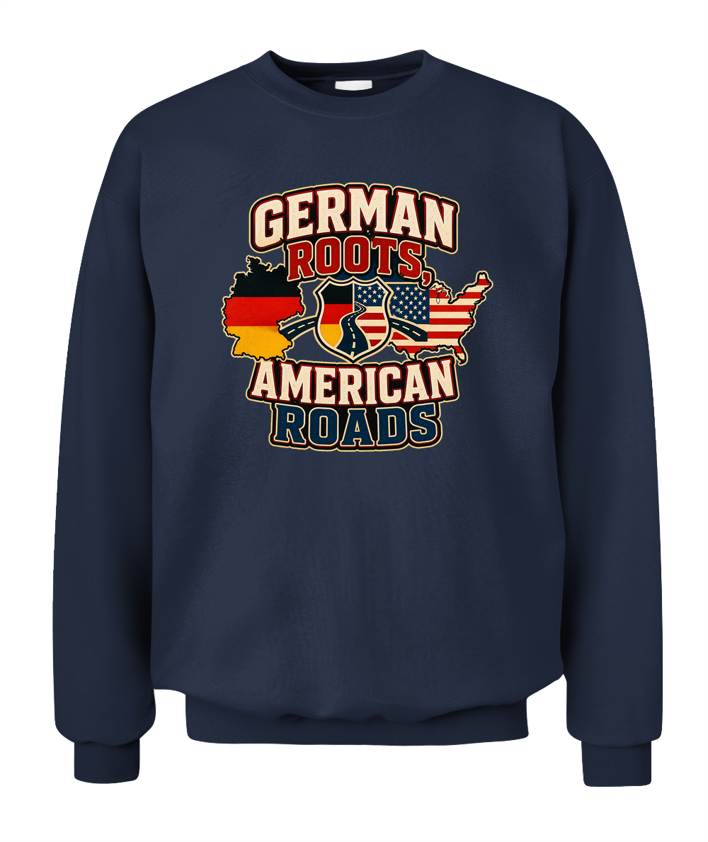 German Roots, American Roads — Sweatshirt in Navy