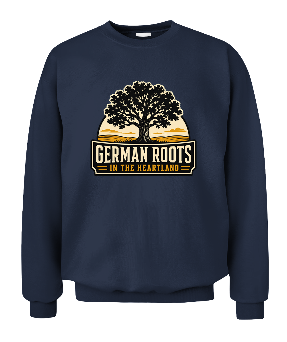 German Roots In The Heartland — Sweatshirt in Navy