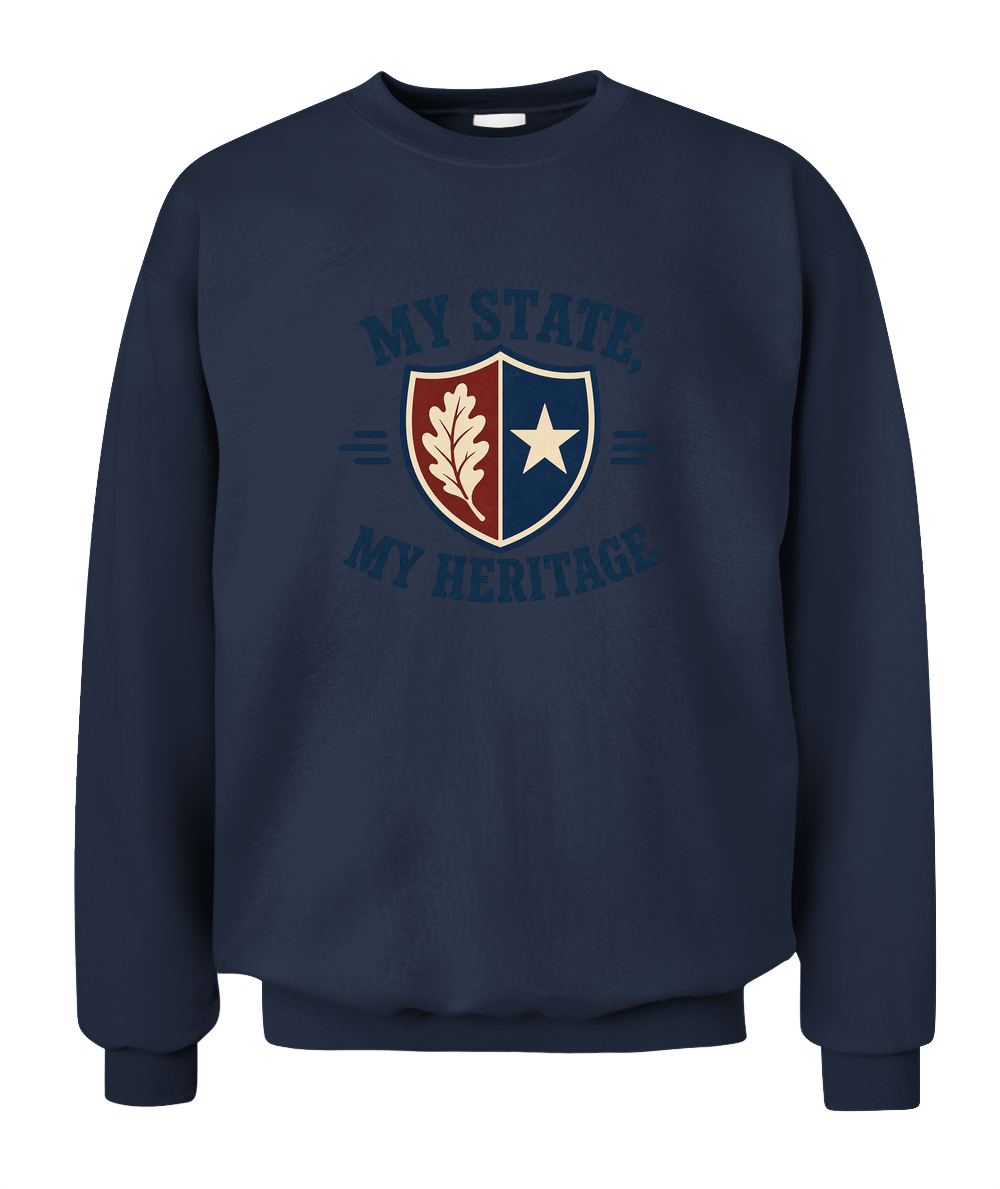 My State, My Heritage — Sweatshirt in Navy