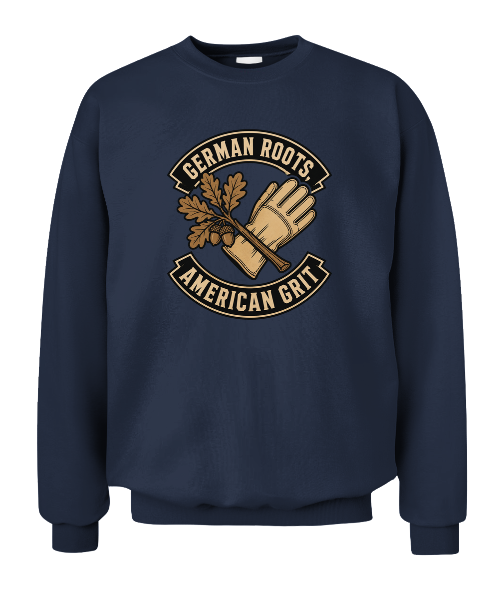 German Roots, American Grit — Sweatshirt in Navy